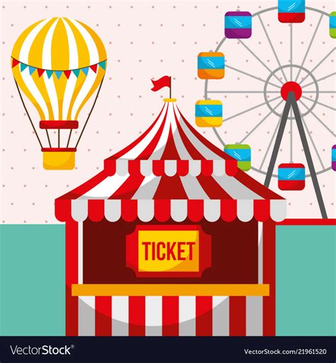 Download High Quality Carnival Clipart Ticket Booth Transparent Png