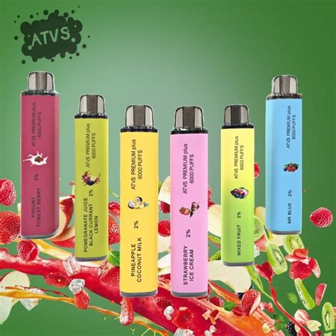 Puff Atvs 【6000】 Puffs Disposable Pod Device 2 Salt Nic Vape Pod
