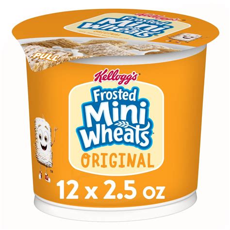 Kelloggs Frosted Mini Wheats Breakfast Cereal In A Cup Original