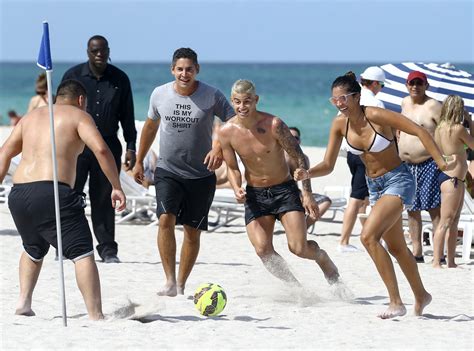 James Rodriguez And His Wife Daniela Ospina In Miami Beach PS Latina