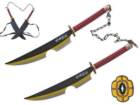 Demon Slayer Tengen Uzui Sound Breathing Sword Knife Set V Si St