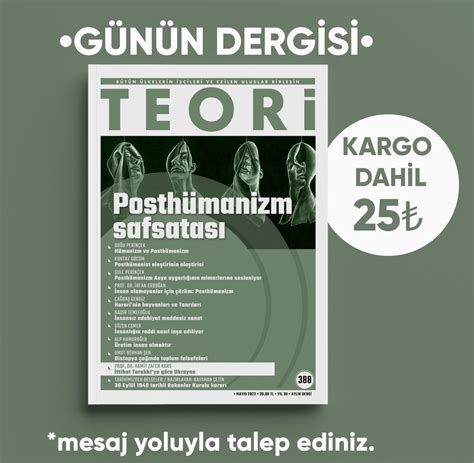 Teori Dergisi on Twitter POSTHÜMANİZM SAFSATASI Doğu Perinçek