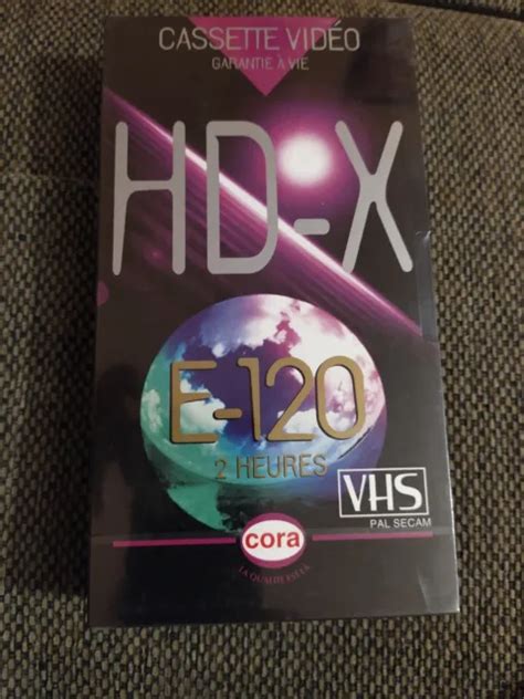 VHS CASSETTE Video VHS Vierge E120 HD X Neuve Sous