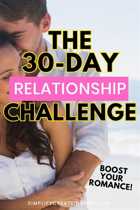 30 Day Relationship Challenge For Couples With Free Printable