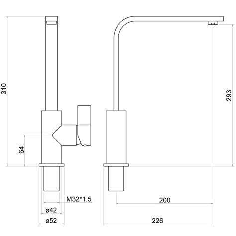 Trisen Flato Single Lever Kitchen Mixer Tap