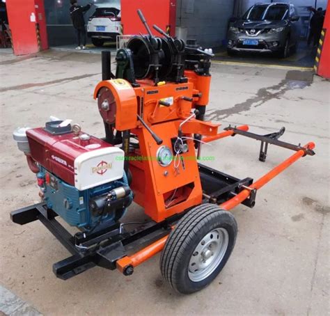 Gy T Portable Hydraulic Wheel Trailer Mounted Spt Soil Testing Core