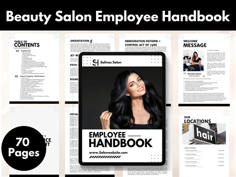 Beauty Salon Employee Handbook Hair Salon And Spa Handbook Employee