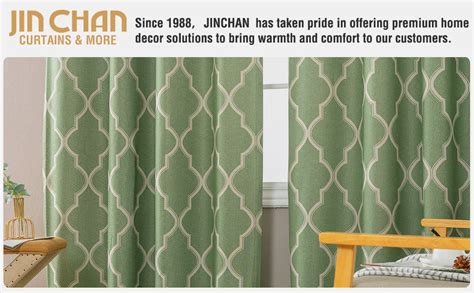 Amazon Jinchan Moroccan Printed Curtains For Bedroom Living Room