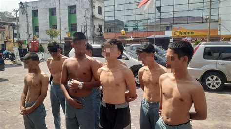 Belasan Pelajar Terlibat Tawuran Di Medan 11 Orang Ditangkap Polisi