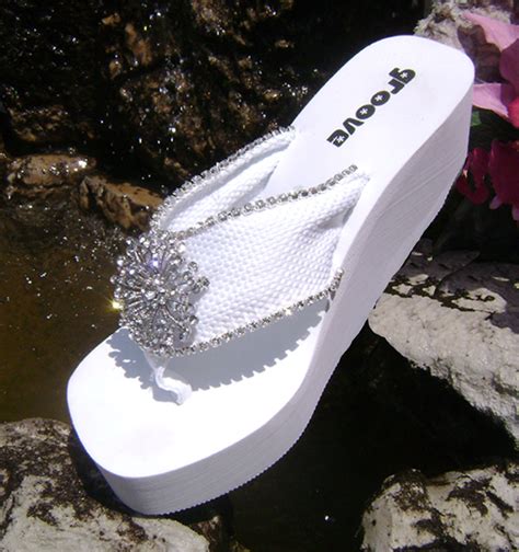 Formal Bridal Flip Flops by Wedding Tennies & Formal Shoes