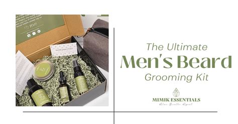 Mimik Essentials The Ultimate Mens Beard Grooming Kit