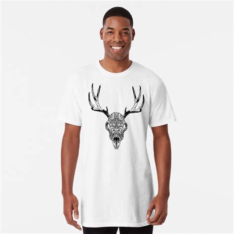 Deer Skull T Shirt By Huebucket Redbubble