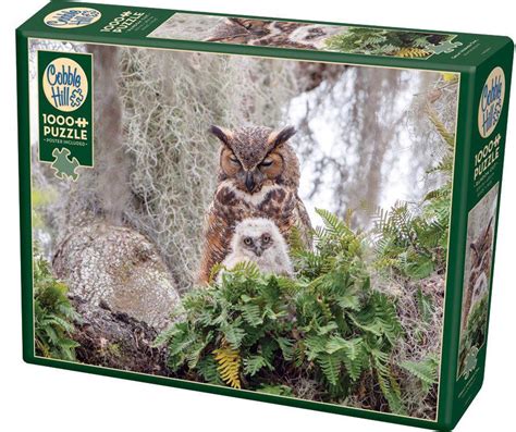 Puzzle Great Horned Owl Pieces Puzzle Usa