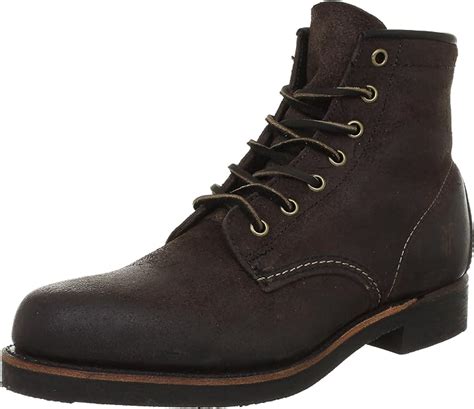 Amazon Frye Men S Arkansas Mid Lace M Us Brown Clothing Shoes