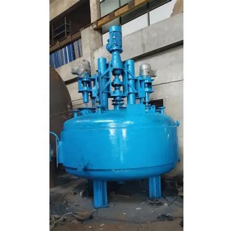 Semi Automatic Ss Mild Still Reaction Vessel Max Design Pressure