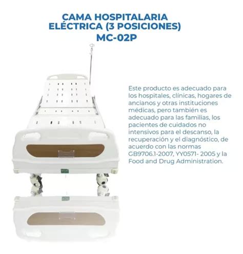 Cama Hospitalaria El Ctrica Posiciones En Venta En Naucalpan Estado