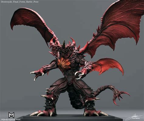 ArtStation - MonsterVerse Destroyah Redesign (Final Form) Concept Art ...