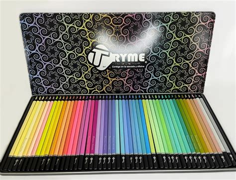 Lápices Colores Pastel Prof Premium 4 Mm 50 Pzs Tryme Envío gratis