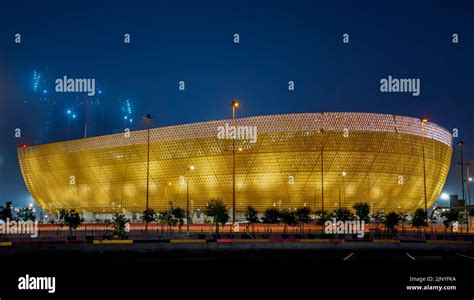 Das Lusail Stadion Mit Sitzpl Tzen Hier Wird Das Finale Der