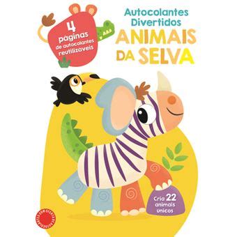 Animais Da Selva Autocolantes Divertidos Brochado Yoyo Studios