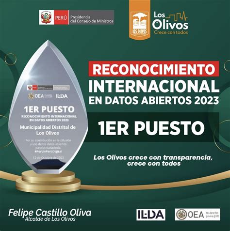 Municipalidad Distrital De Los Olivos RECONOCIMIENTO INTERNACIONAL EN