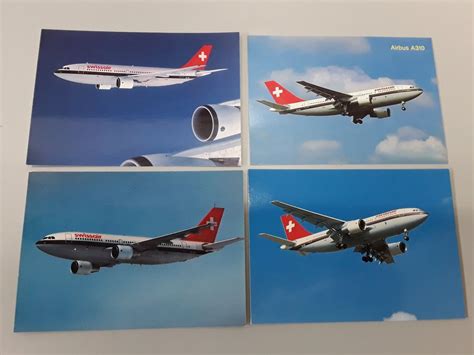 SWISSAIR Airbus A310 16 X Postkarten Sammlung Kaufen Auf Ricardo