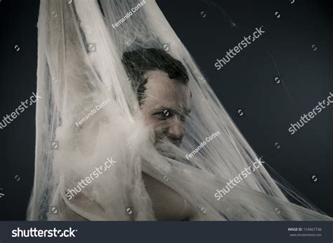 Naked Man Caught Spider Web Stock Photo 154867736 Shutterstock
