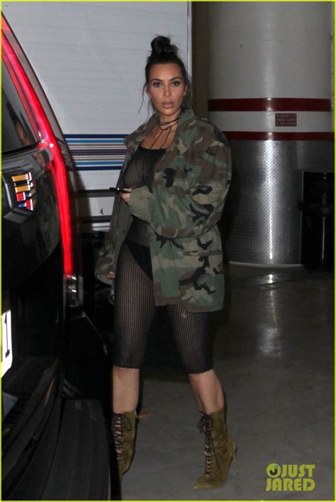 Kim Kardashian Steps Out In A Completely Sheer Dress Photo 3707124