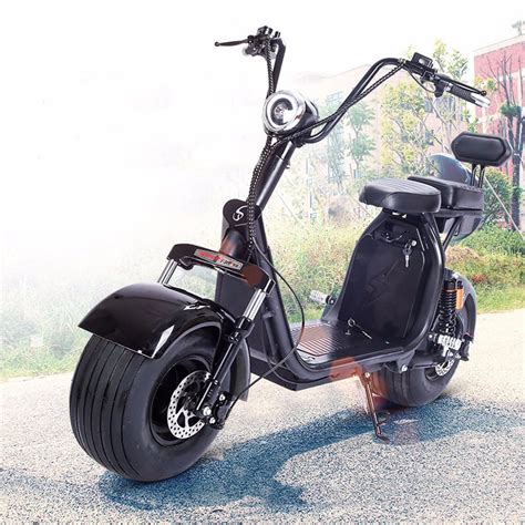 Electric Scooter Adult Citycoco Nocturn Fat Tire E Bike 1000w Automatic Rechargeable Battery