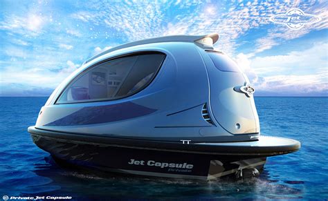 Jet Capsule Water Boats Proposes Private Taxi Versions