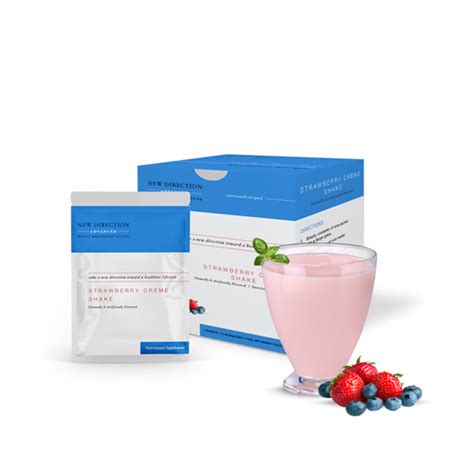 New Direction Advanced Strawberry Creme Shake Northstar Wellness Group