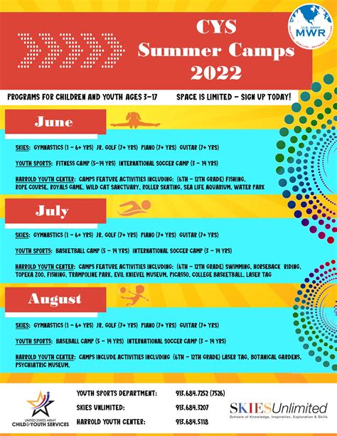 Cys Summer Camps 2022 Ft Leavenworth Us Army Mwr