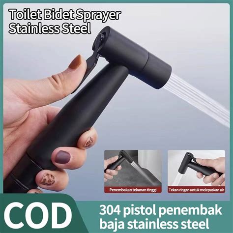 Jual Sus Jet Shower Toilet Hitam Jet Shower Kloset Toilet Spray