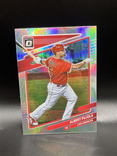 Panini Donruss Optic Albert Pujols Holo Prizm Ebay