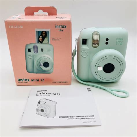 Fujifilm フジフィルム Instax Mini 12 チェキ インスタントカメラ ミントグリーン Instax Mini 12｜中古