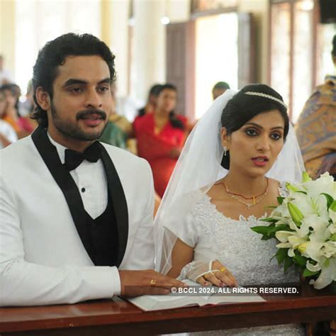 Tovino Thomas And Lidiya During Their Marriage Celebrations Held In