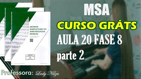 Msa Aula Fase Parte P Ginas Lady Nilza Youtube