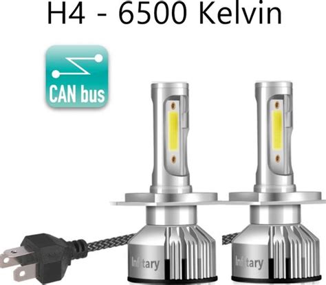 H Led Lamp Auto Motor Scooter Set Stuks Interne Canbus Adapter