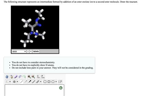 SOLVED The Following Structure Represents An Intermediate Formed By