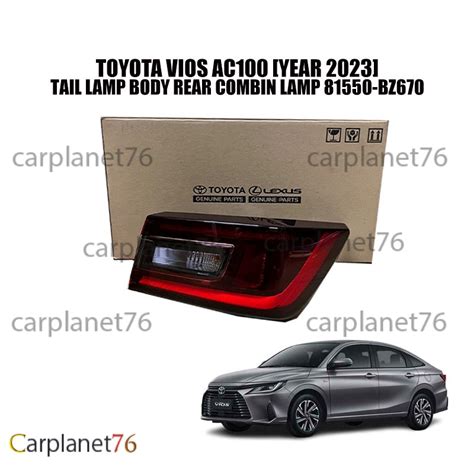 TOYOTA VIOS AC100 YEAR 2023 TAIL LAMP BODY REAR COMBIN LAMP 81550