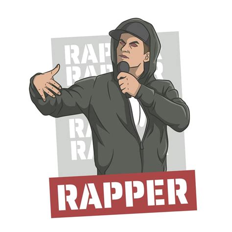 Rapper vector illustration 11883369 Vector Art at Vecteezy