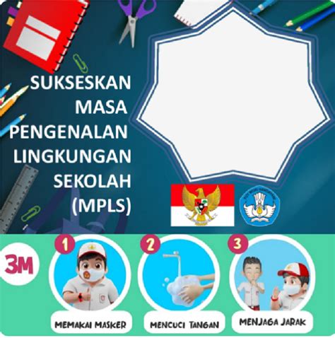 Kumpulan Caption Untuk Twibbon MPLS 2021 Kata Kata Twibbon Siswa Baru