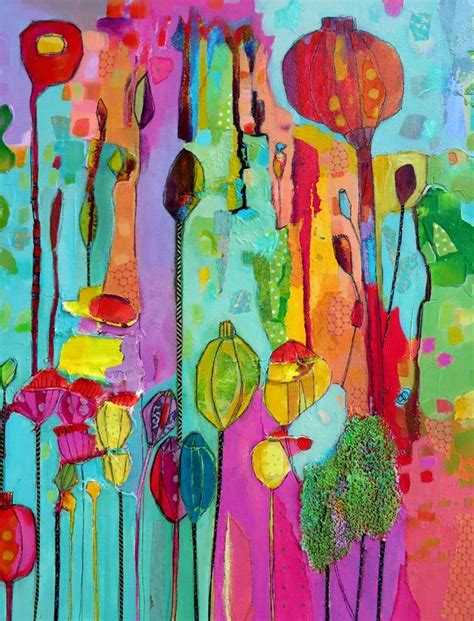 Pin By Xena On Floral Flair Abstract Painting Colorful Art Art Painting