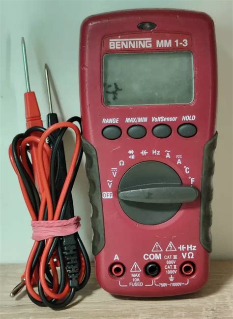 MULTIMETR MIERNIK UNIWERSALNY BENNING MM 1 3 CYFROWY Multimetry