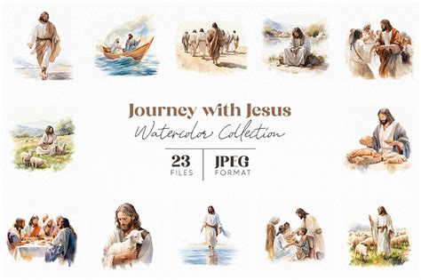 Journey With Jesus By Artsy Fartsy Thehungryjpeg