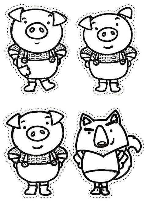 Los Tres Cerditos Y El Lobo Pig Crafts Fairy Tales Preschool