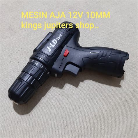 Jual Mesin Aja Jld Atau Dekwe Bor Cordless 12s 12volt Besi Kayu Batre