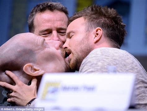 Breaking Bad's Bryan Cranston and Aaron Paul makeout with Walter White ...