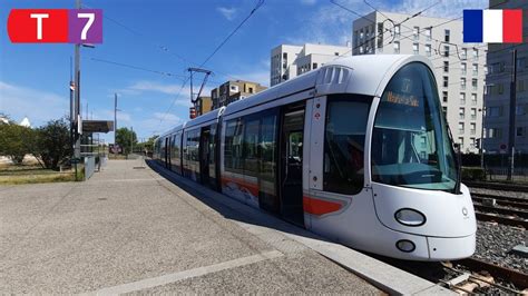 Ligne T7 De Tramway De Lyon Youtube