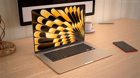 Apple MacBook Air 15 Inches Starlight 3D Model $49 - .max .3ds .blend ...